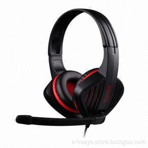 PC Headset with Glossy Painting and 40mm Loudhailer Diameter, 30mW Input Power
